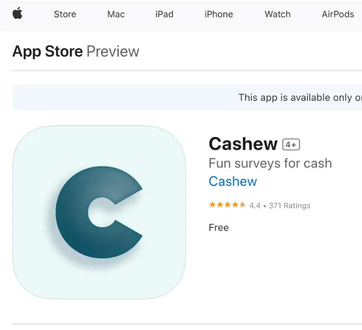 Download the Cashew app